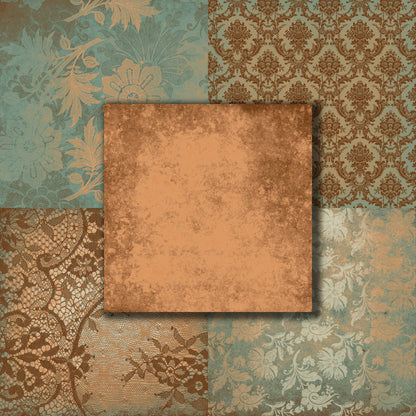 Terra Cotta - 12X12 Scrapbook Paper Pack - 8918