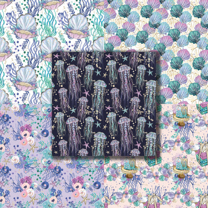 Mermaid Wishes - 12X12 Scrapbook Paper Pack - 8922