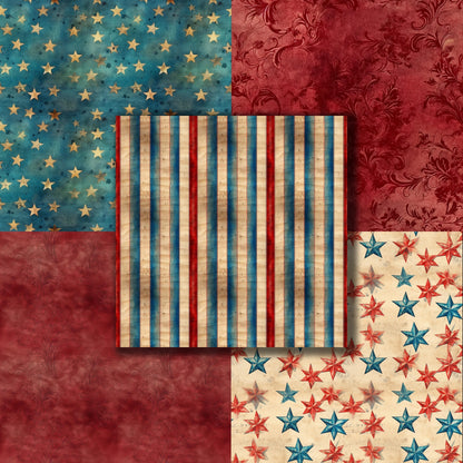 Independence Day - 12X12 Scrapbook Paper Pack - 8940