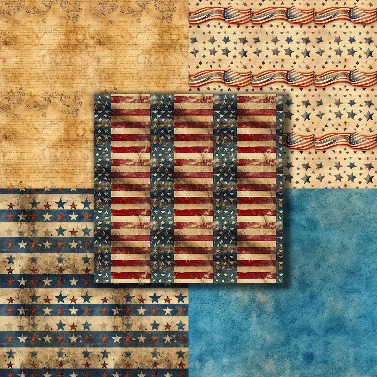 Independence Day - 12X12 Scrapbook Paper Pack - 8940