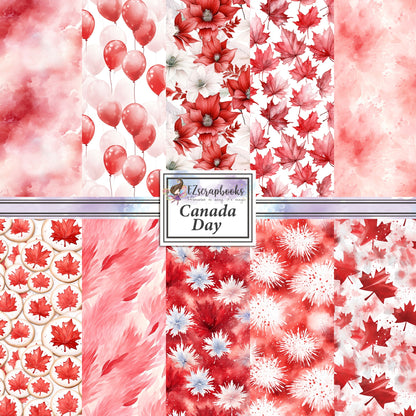 Canada Day - 12X12 Scrapbook Paper Pack - 8950