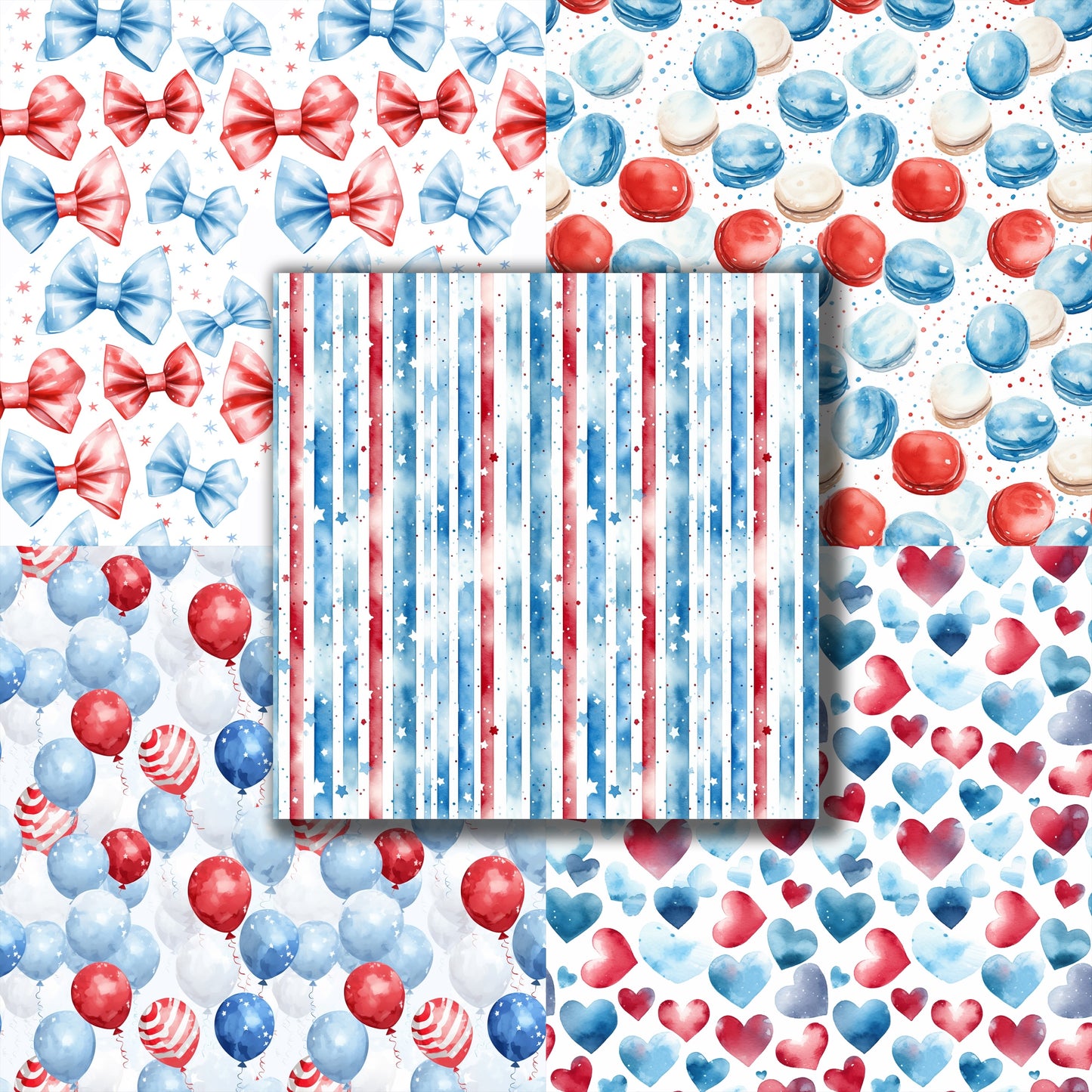 Patriotic 4th - 12X12 Scrapbook Paper Pack - 8954