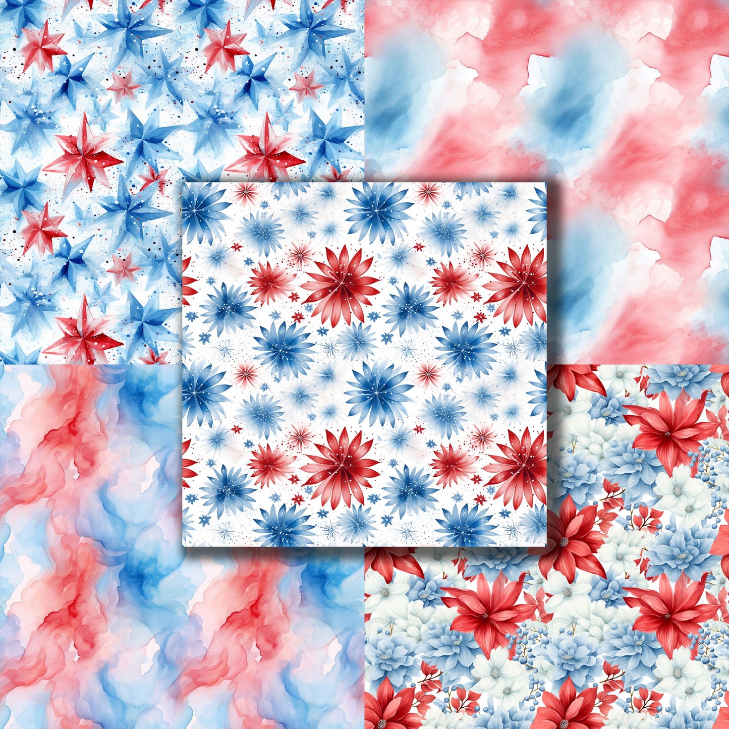 Patriotic 4th - 12X12 Scrapbook Paper Pack - 8954