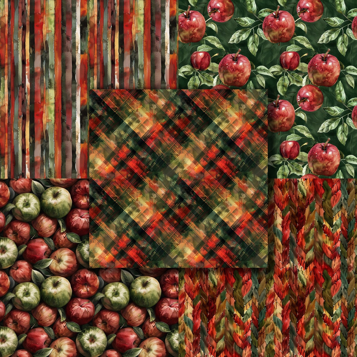 Apple Harvest - 12X12 Scrapbook Paper Pack - 8970