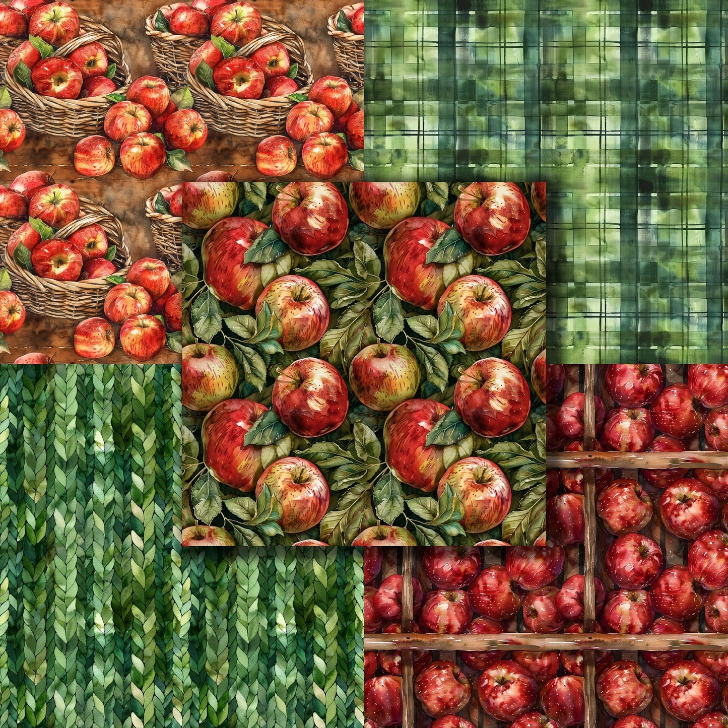 Apple Harvest - 12X12 Scrapbook Paper Pack - 8970