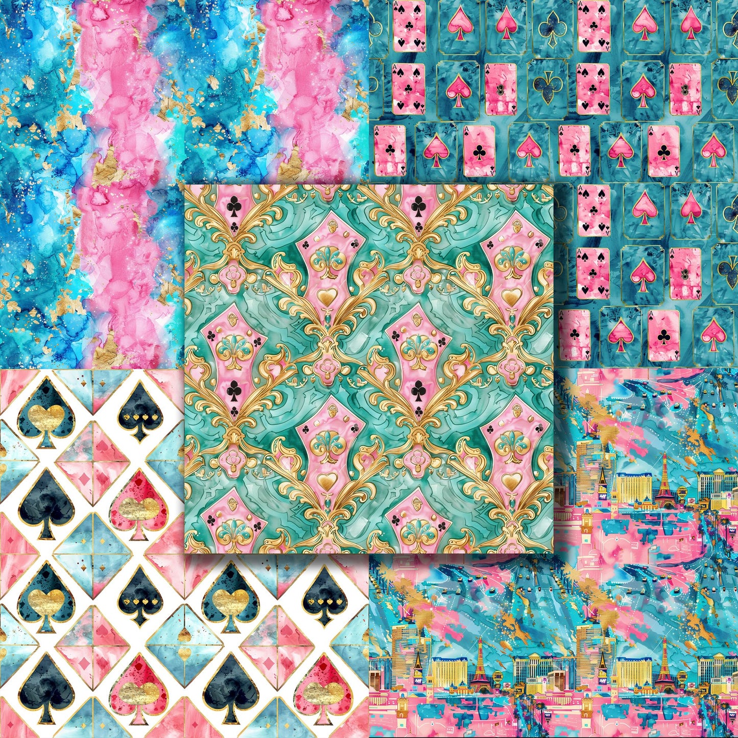 Vegas Girls Trip - 12X12 Scrapbook Paper Pack - 8971