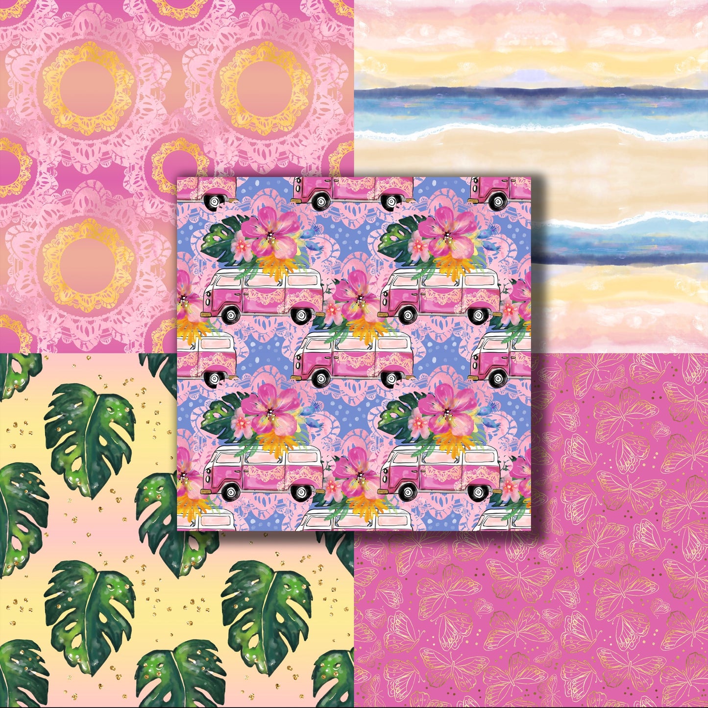 Paradise Island - 12X12 Scrapbook Paper Pack - 8973