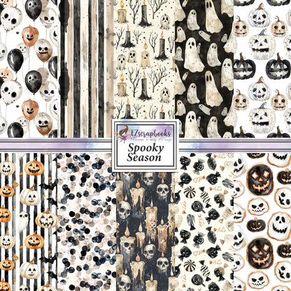 Spooky Season - 12X12 Scrapbook Paper Pack - 8985