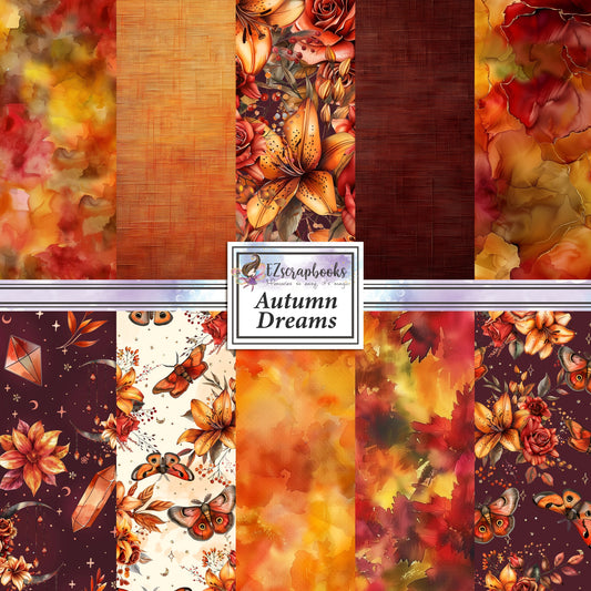 Autumn Dreams - 12X12 Scrapbook Paper Pack - 8994