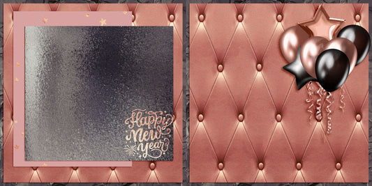 Happy New Year - No Year NPM - Set of 5 Double Page Layouts - 1651