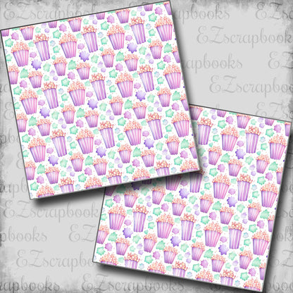 Pajama Party Popcorn White - Scrapbook Papers - 24-184