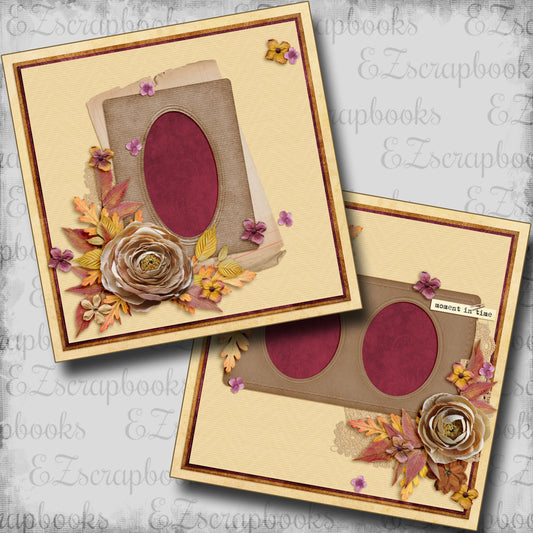 Moment in Time - Scrapbook Layout - 25-864
