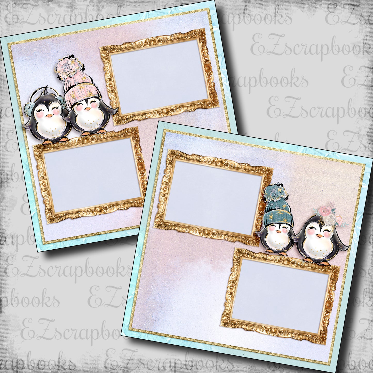 Winter Sparkle Penguins - 23-890