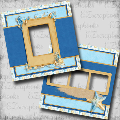 Sandy Starfish - EZ Digital Scrapbook Pages - INSTANT DOWNLOAD