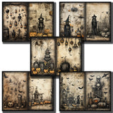 Charcoal Halloween Journal Pages - 23-7268