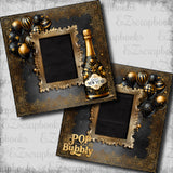 Black & Gold New Year Pop the Bubbly - 23-950
