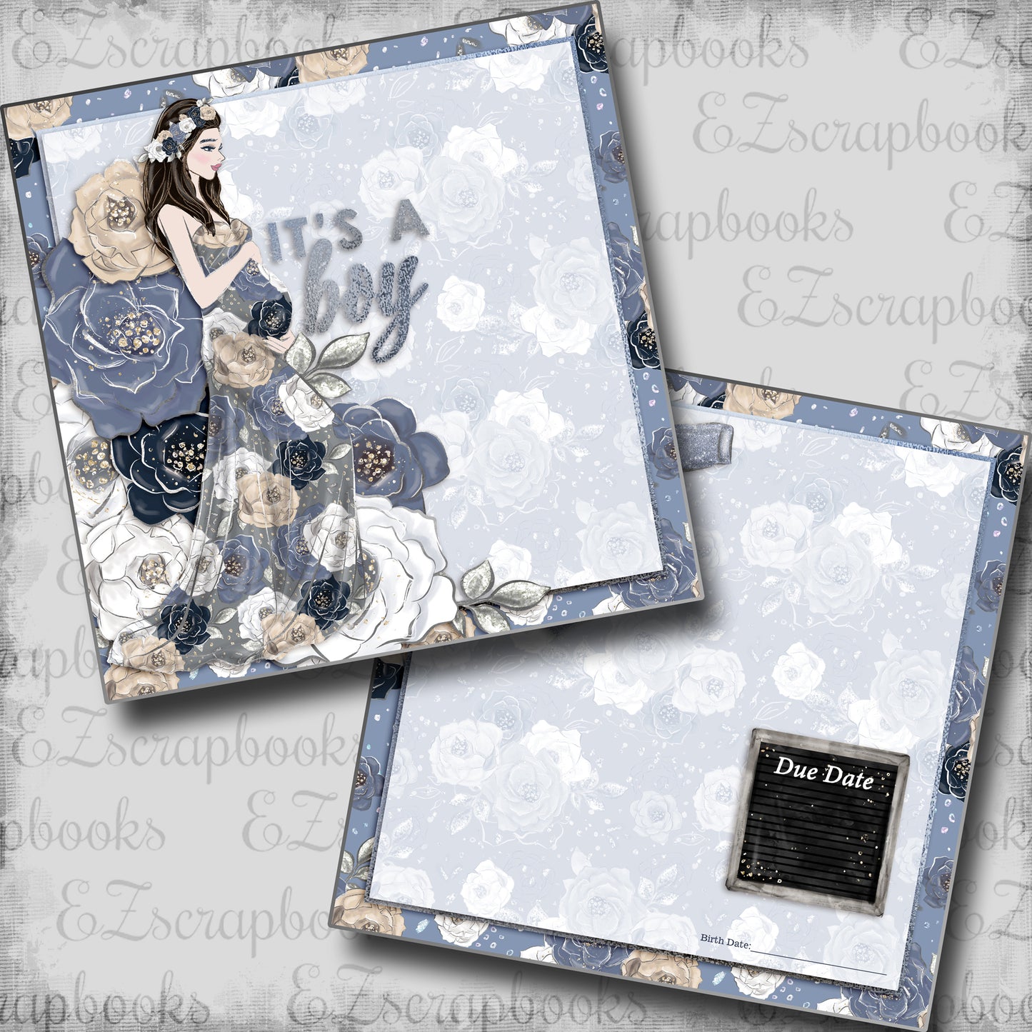 Mama to Be Boy - Brunette NPM - 23-835