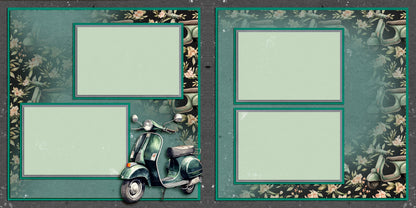 Ciao Roma - Set of 5 Double Page Scrapbook Layouts - 25-1020