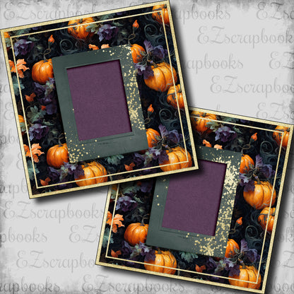 Rococo Halloween Pumpkins  - 23-584