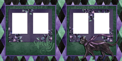 Twilight Chamber EZ Quick Pages -  Digital Bundle - 10 Digital Scrapbook Pages - INSTANT DOWNLOAD