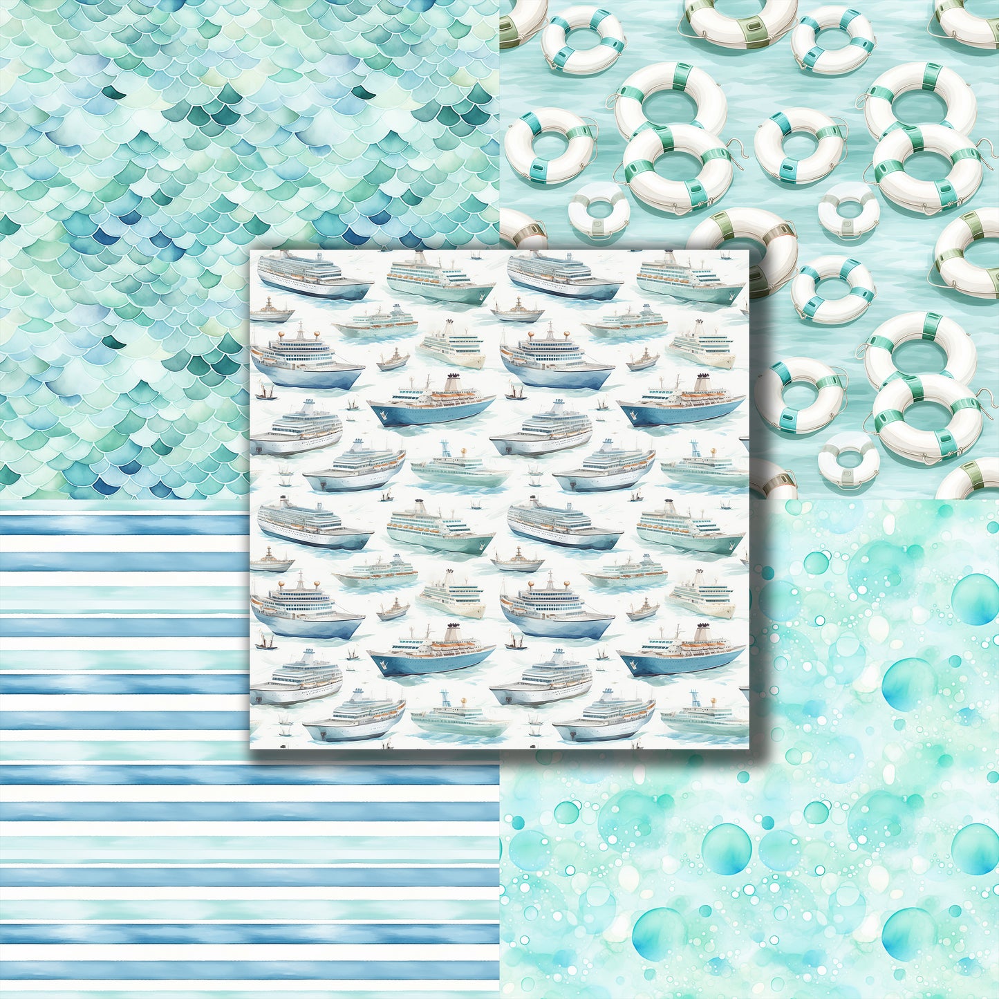 Let's Cruise 12X12 Scrapbook Paper Pack - 8836