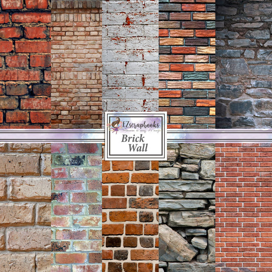 Brick Wall - Paper Pack - 8440