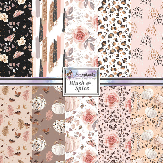 Blush & Spice - 12X12 Scrapbook Paper Pack - 8570