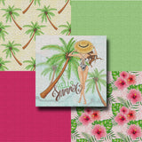 Tropical Burlap - Paper Pack - 8436