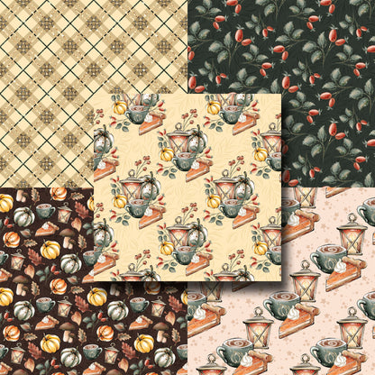 Autumn Evening - 12X12 Scrapbook Paper Pack - 8509