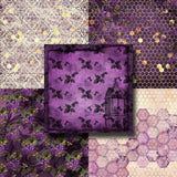 Purple Bee 12X12 Paper Pack - 8504