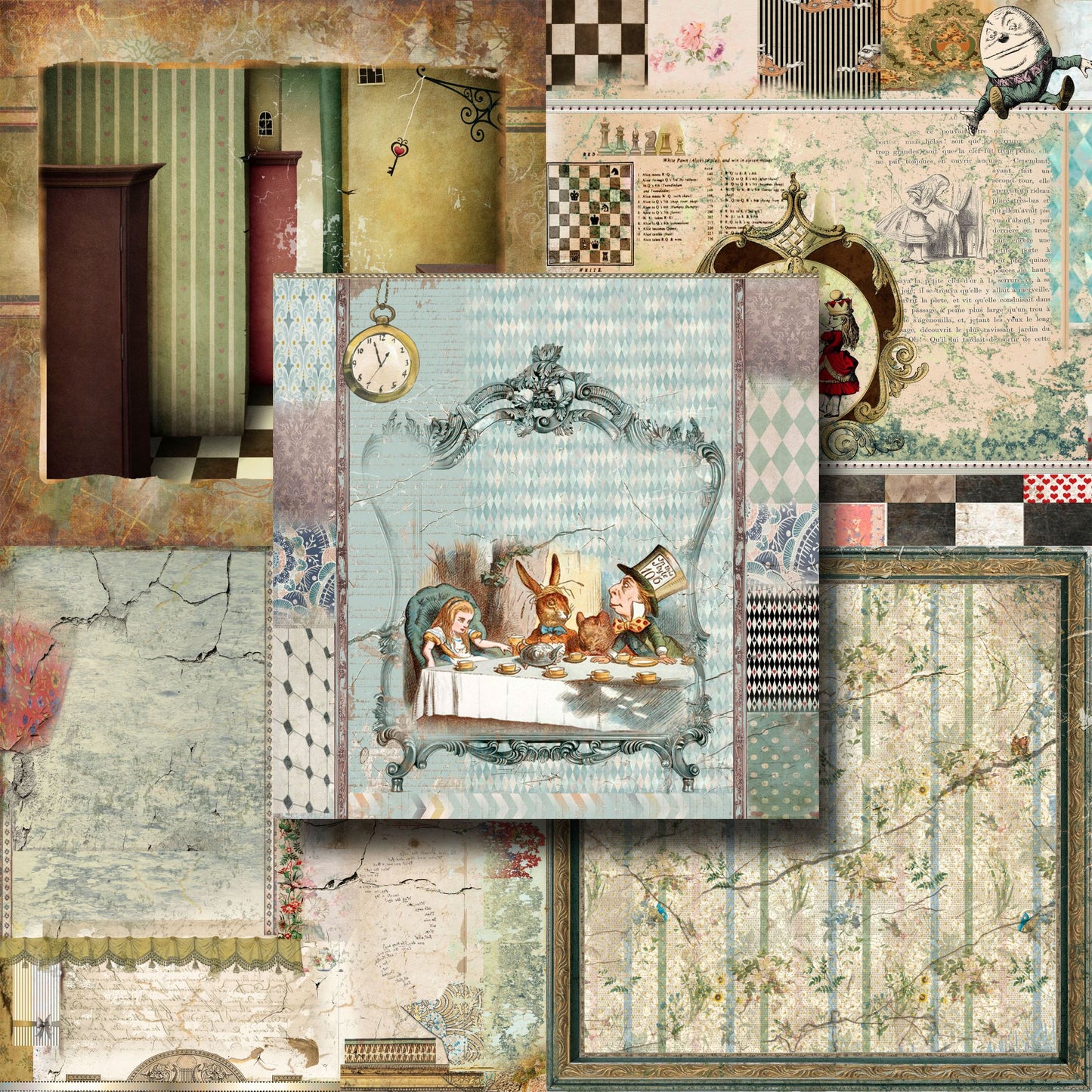 Simply Alice - 12X12 Paper Pack - 8463