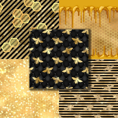 Glam Honeycomb 12X12 Scrapbook Paper Pack - 8846