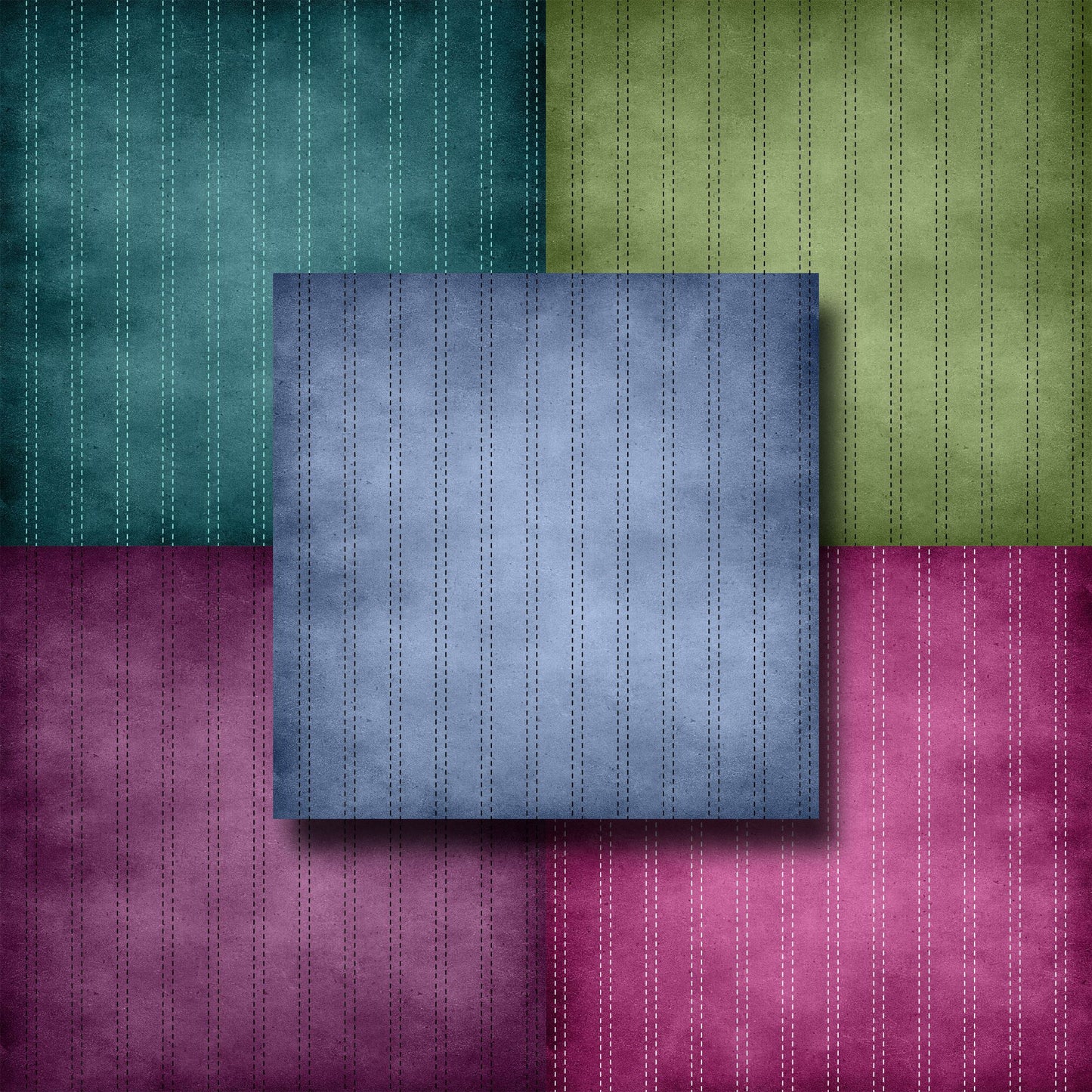 Vintage Pinstripe - 12X12 Paper Pack - 8448