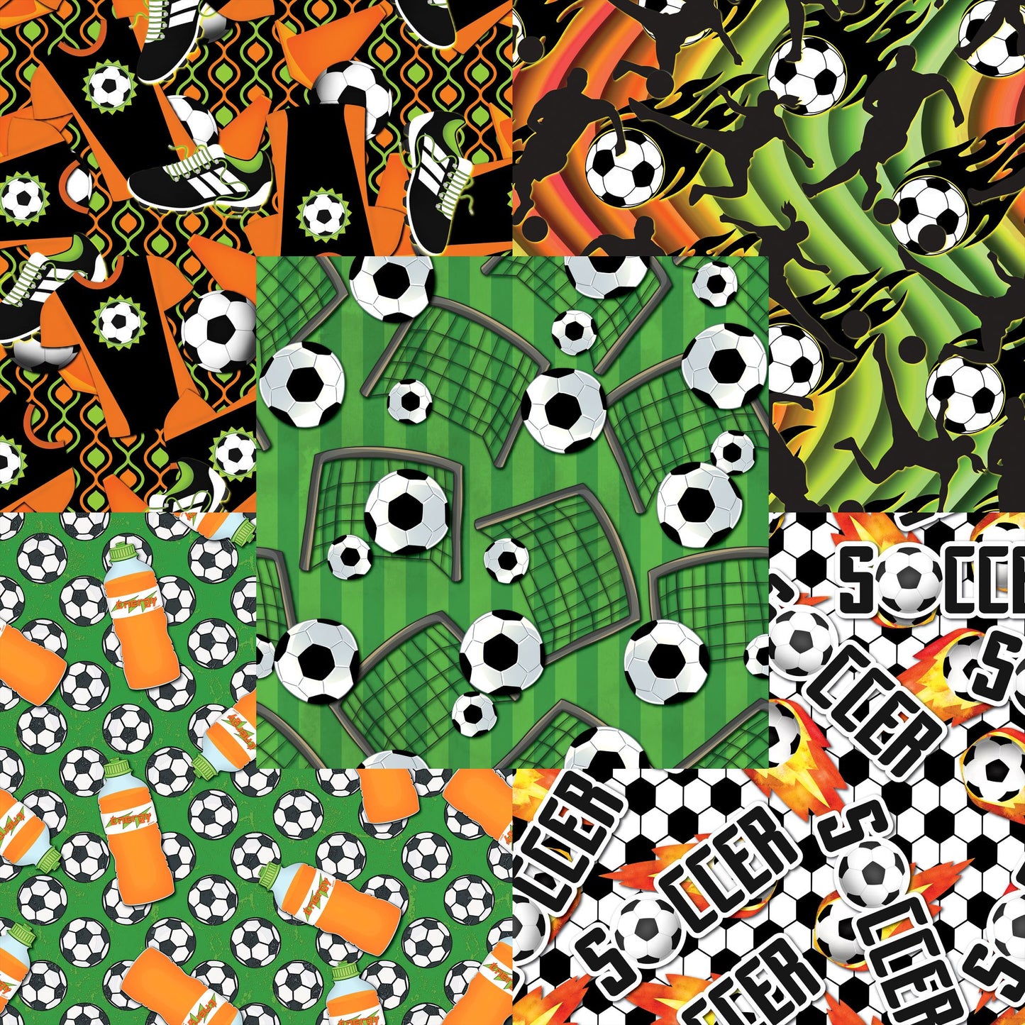 Soccer 12X12 Paper Pack - 8615