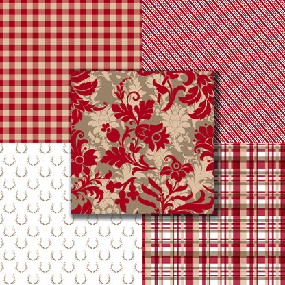 Country Christmas - 12X12 Scrapbook Paper Pack - 8578