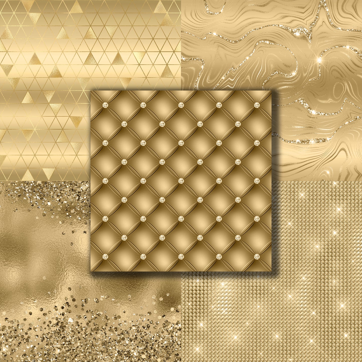 Luxury Gold - Paper Pack - 8264 – EZscrapbooks