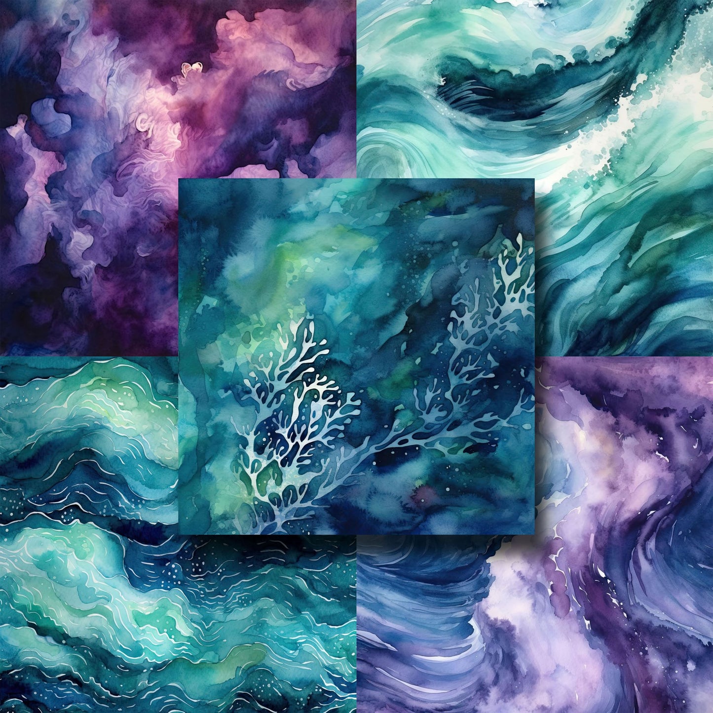 Ocean Waves - Paper Pack - 8482