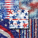 July 4th Sparkle 12X12 Paper Pack - 8474