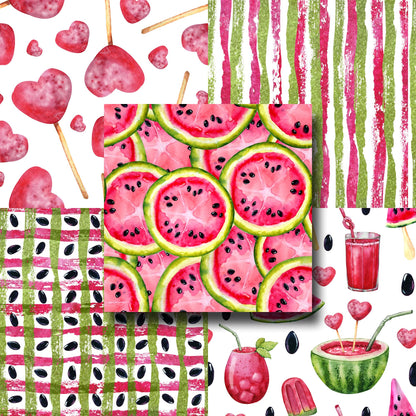 Watermelon Summer - 12X12 Paper Pack - 8452