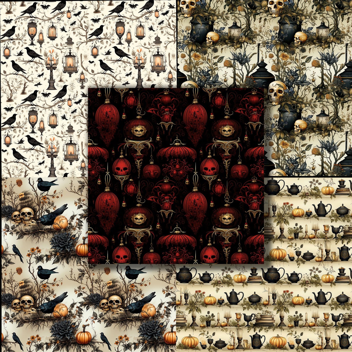 Gothic Halloween- 6X6 Paper Pack - 8556-6