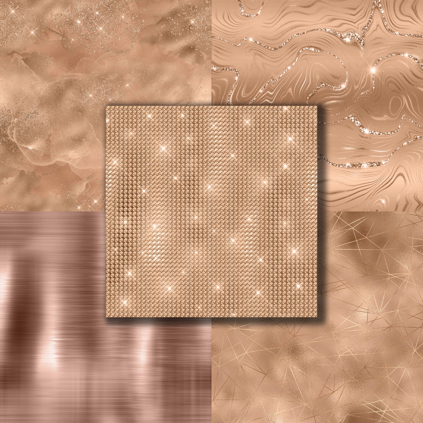 Luxury Rose Gold - Paper Pack - 8268