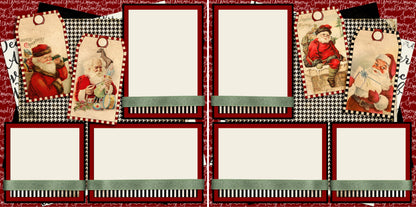 Season of Santa - Set of 5 Double Page Layouts - 1321