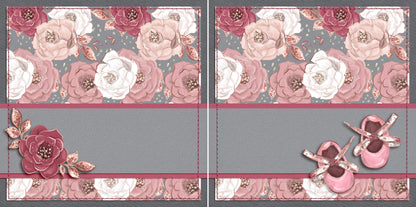 Baby Girl Essentials NPM Set of 5 Double Page Layouts