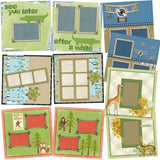 Adventure Boy - Set of 5 Double Page Layouts - 1544