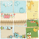 Baby Mine Boy NPM - Set of 5 Double Page Layouts - 1354