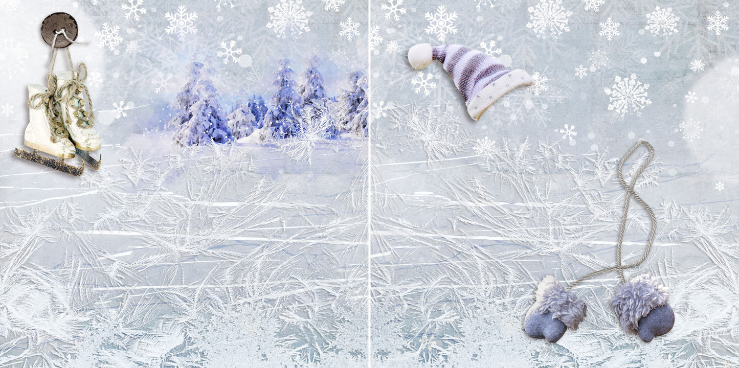 Winter Days NPM Set of 5 Double Page Layouts