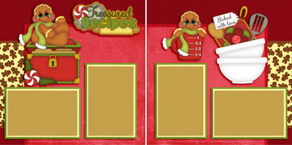 Holiday Hoots - Set of 5 Double Page Scrapbook Layouts - 1192