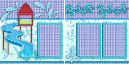Keepin Cool Boy - Set of 5 Double Page Layouts - 1270