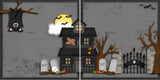 Trick or Treat NPM - Set of 5 Double Page Layouts - 1348