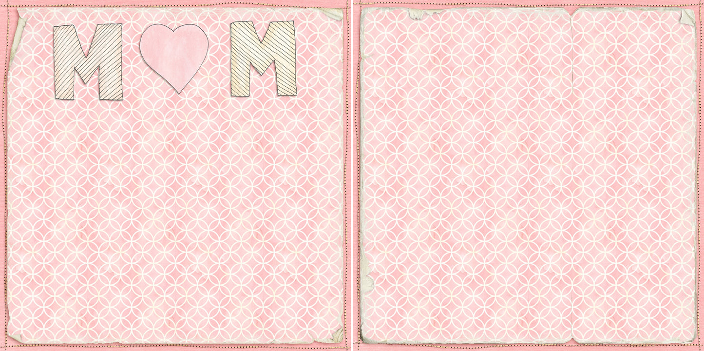 Celebrate Mom NPM Set of 5 Double Page Layouts